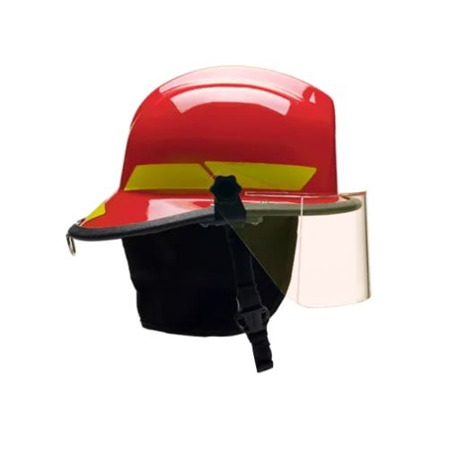 Bullard Red Fire Safety Helmet Lt - Safety Helmet UAE